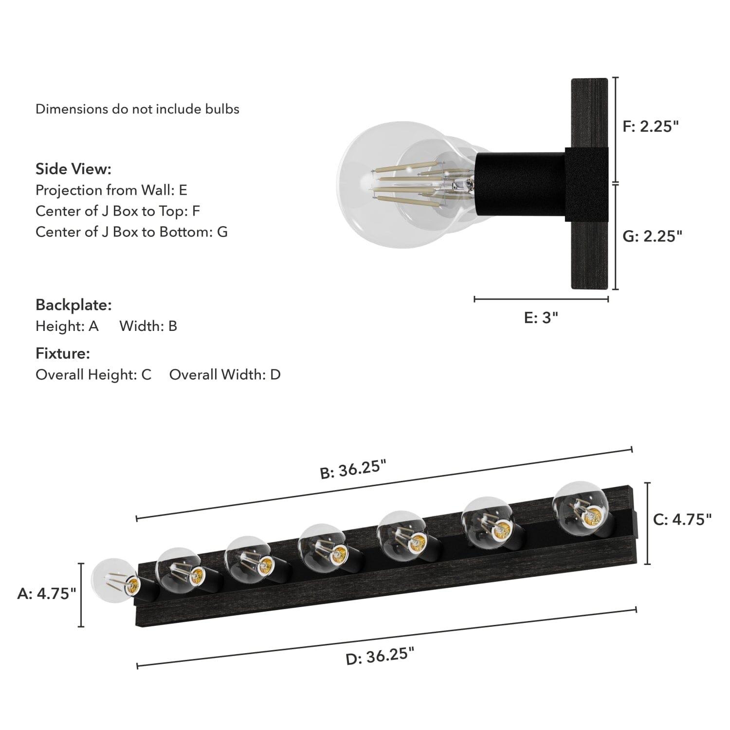 Donelson 7 Light Vanity - Image 5