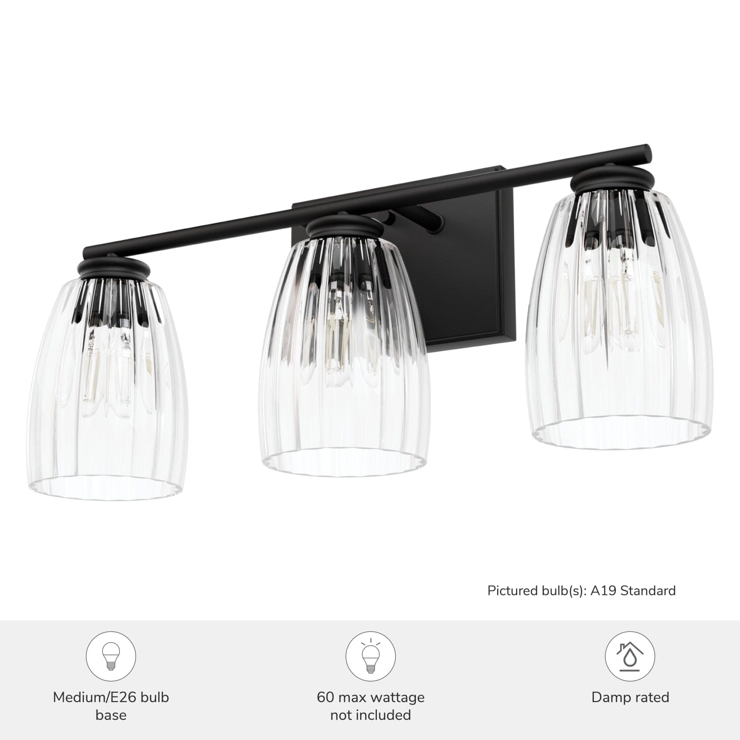 Rossmoor 3 Light Vanity - Image 6