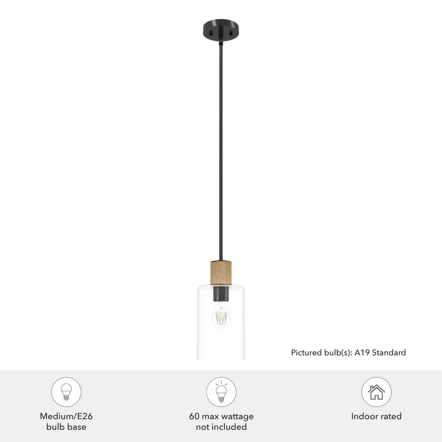 Vanning 1 Light Mini Pendant - Image 3