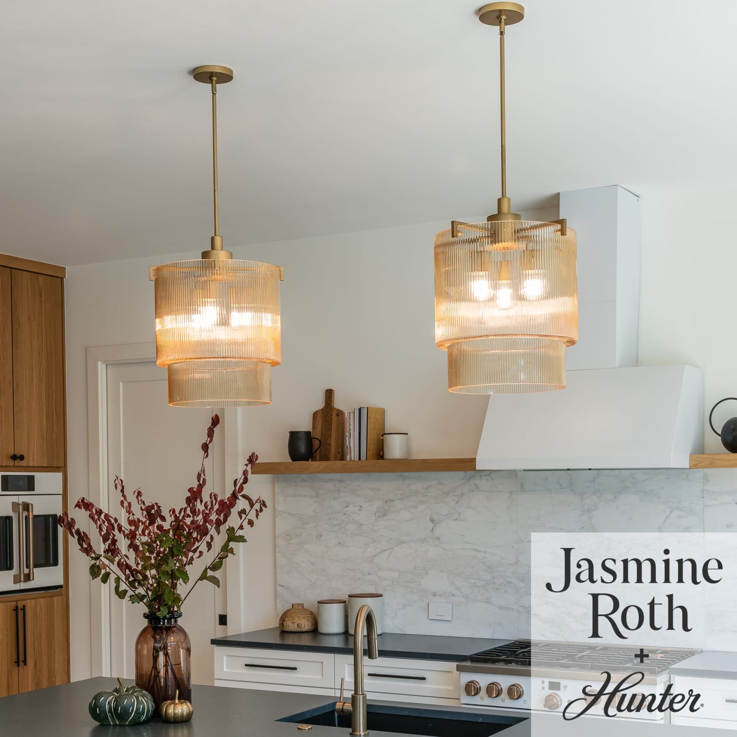 Ontario Jasmine Roth 3 Light Large 17 Inch Pendant - Image 2