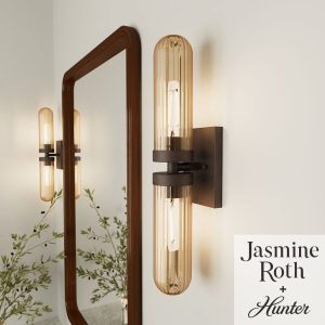 Beverly Glen Jasmine Roth 2 Light Medium 24 Inch Bath Vanity Sconce