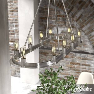 Saddlewood 10 Light Linear Chandelier