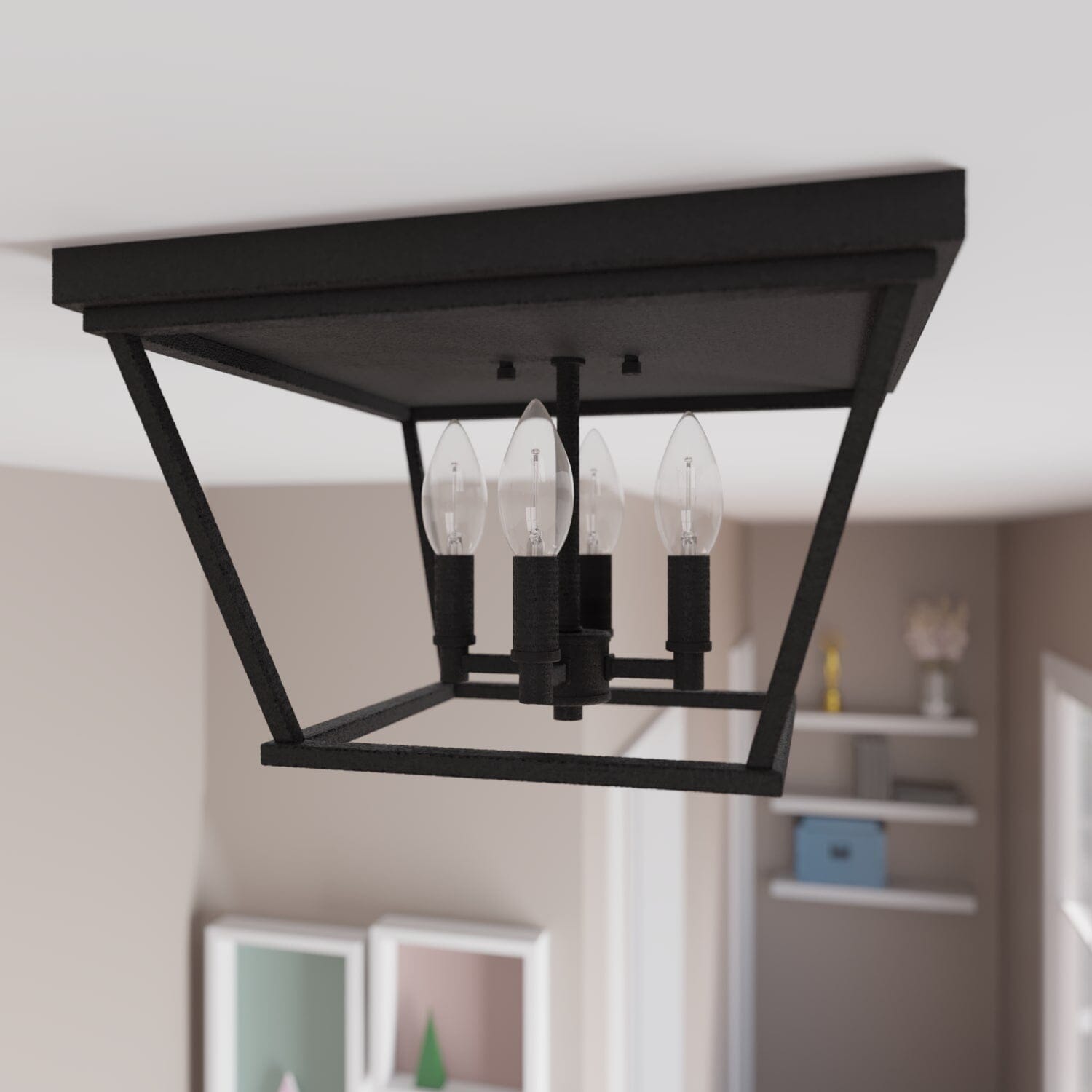 Laurel Ridge 4 Light Flush Mount