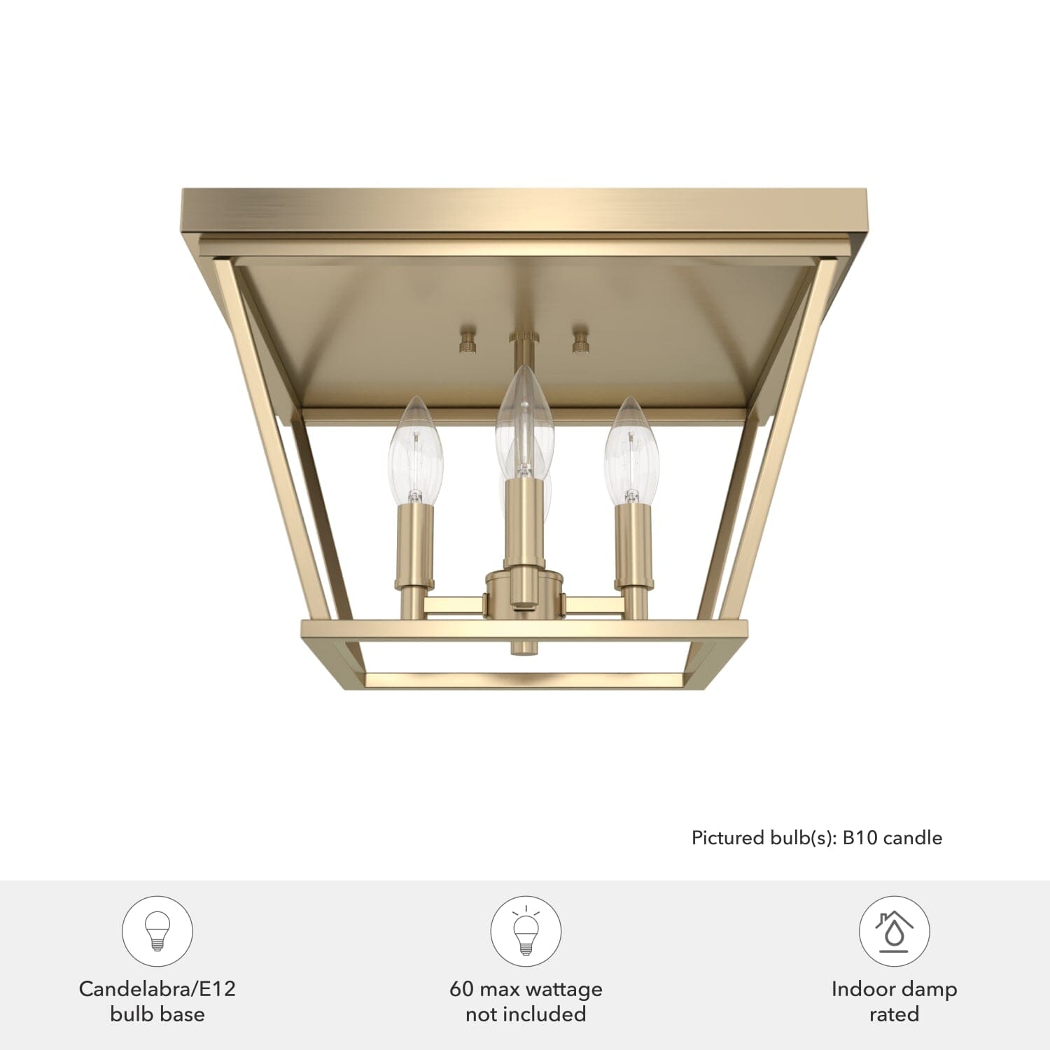 Laurel Ridge 4 Light Flush Mount - Image 6