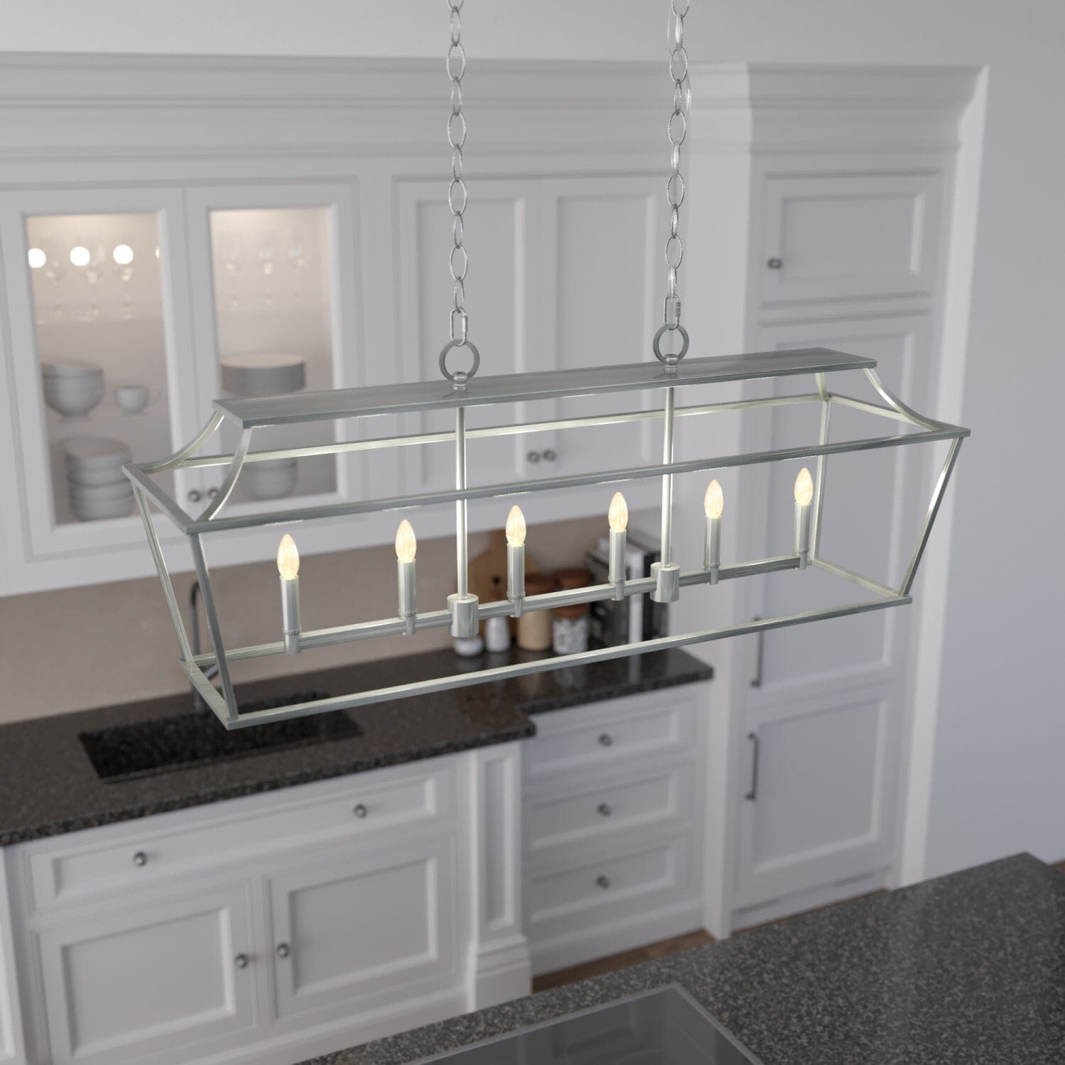 Laurel Ridge 6 Light Linear Chandelier - Image 3