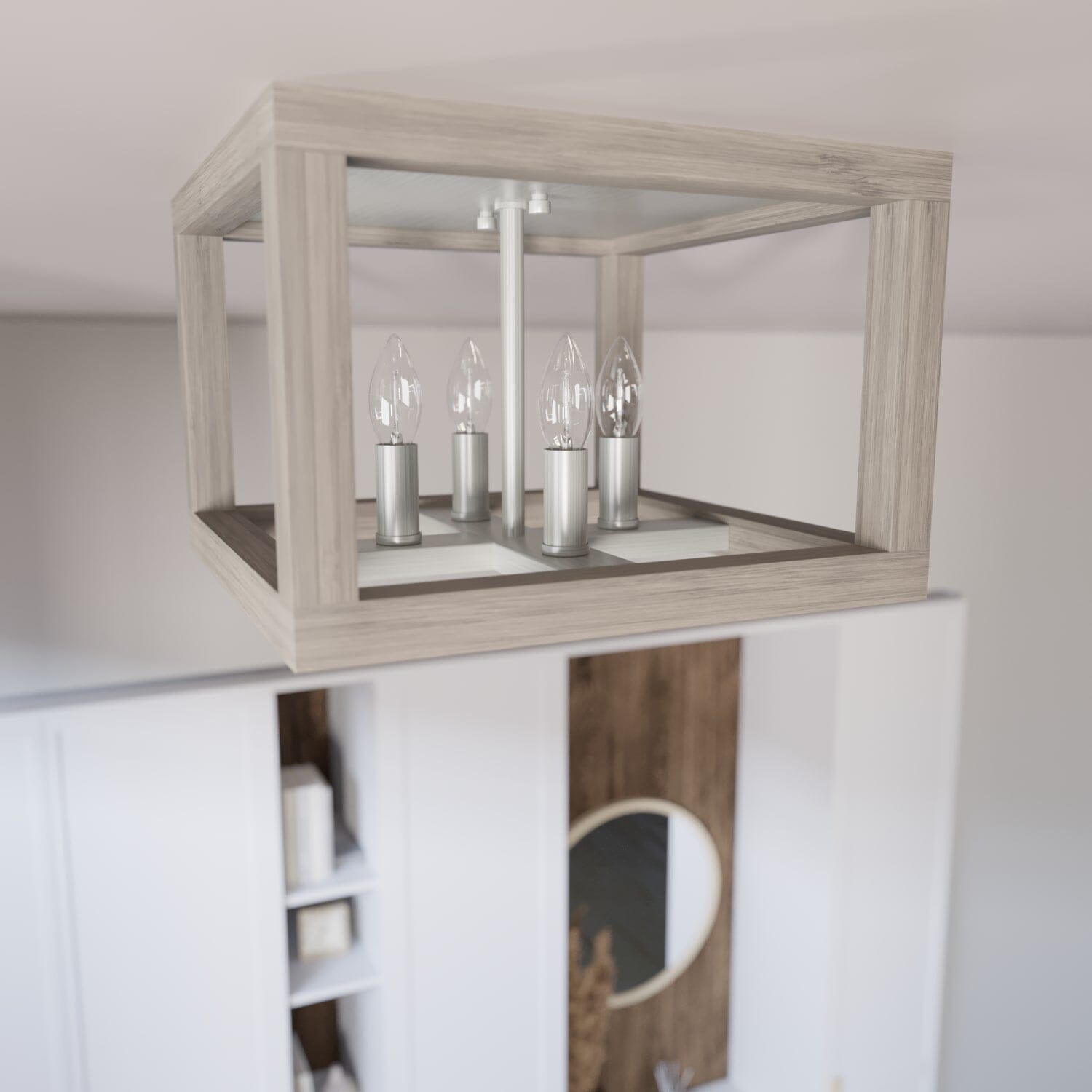 Squire Manor 4 Light Flush Mount - Image 3