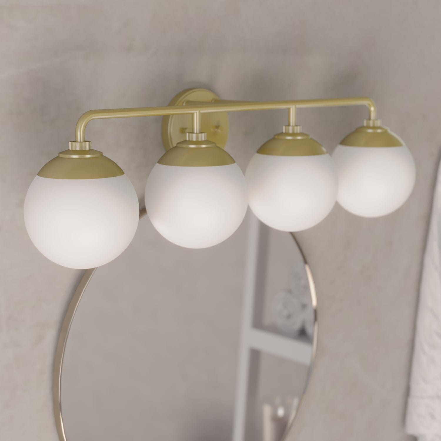 Hepburn 4 Light Vanity