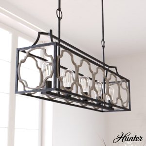 Stone Creek 5 Light Linear Chandelier