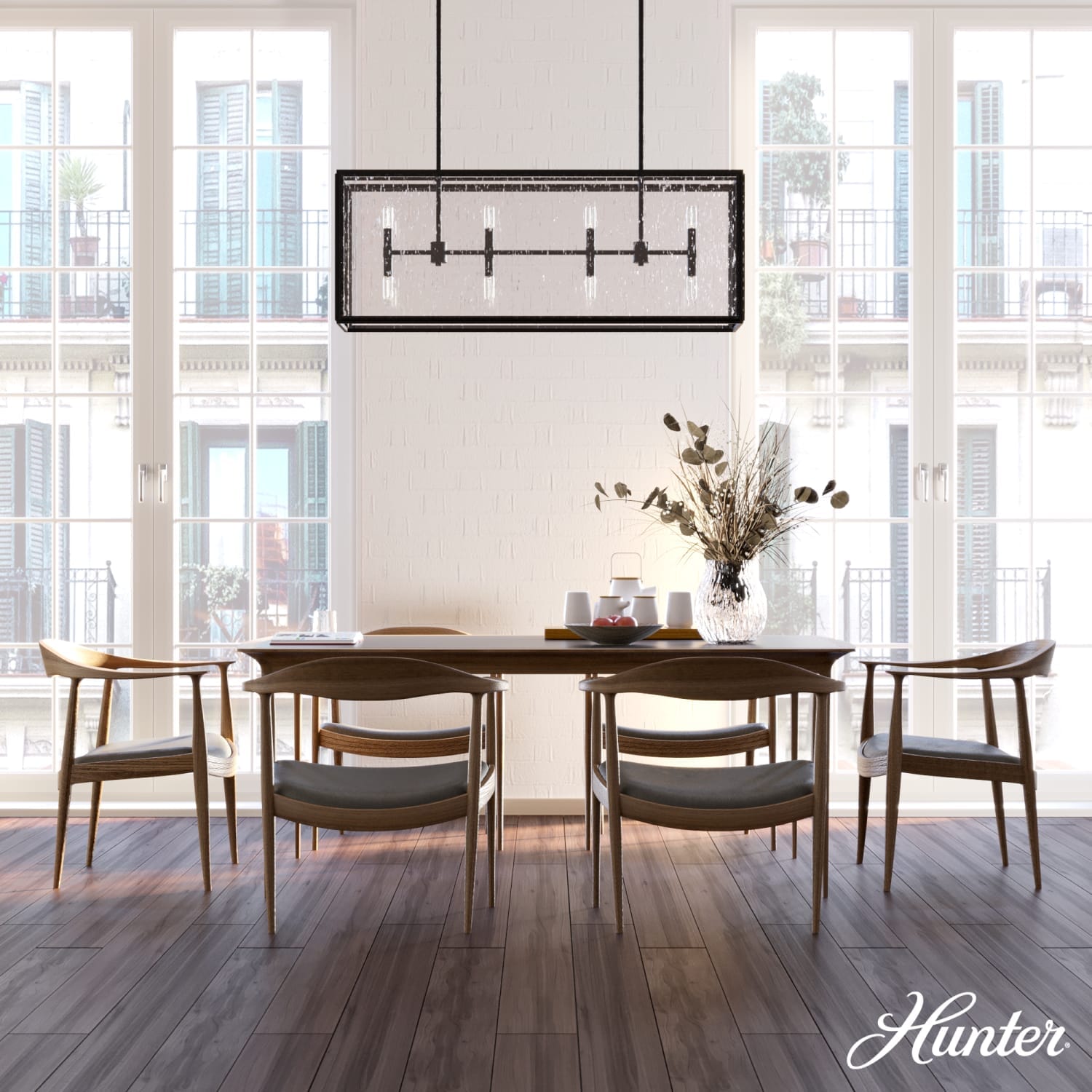 Felippe 8 Light Linear Chandelier - Image 3