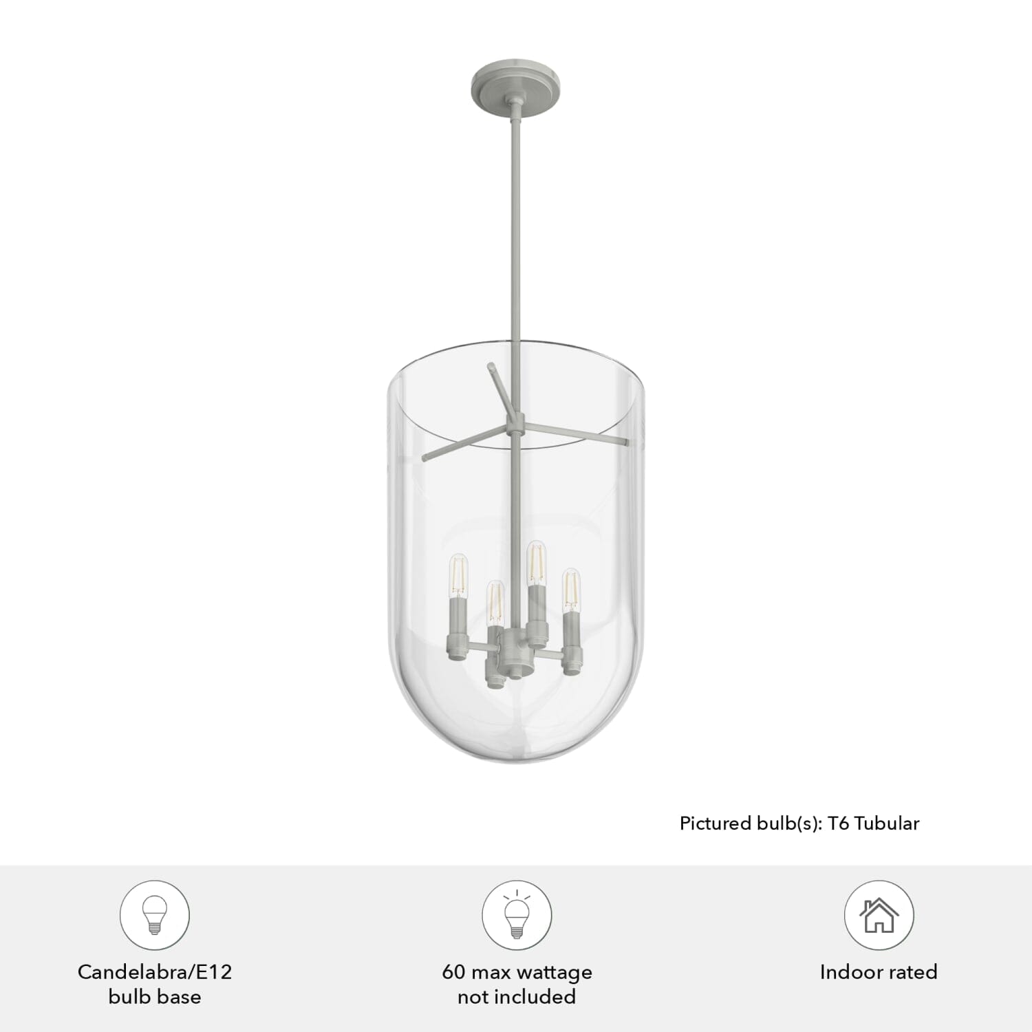 Sacha Pendant 4 Light - Image 3