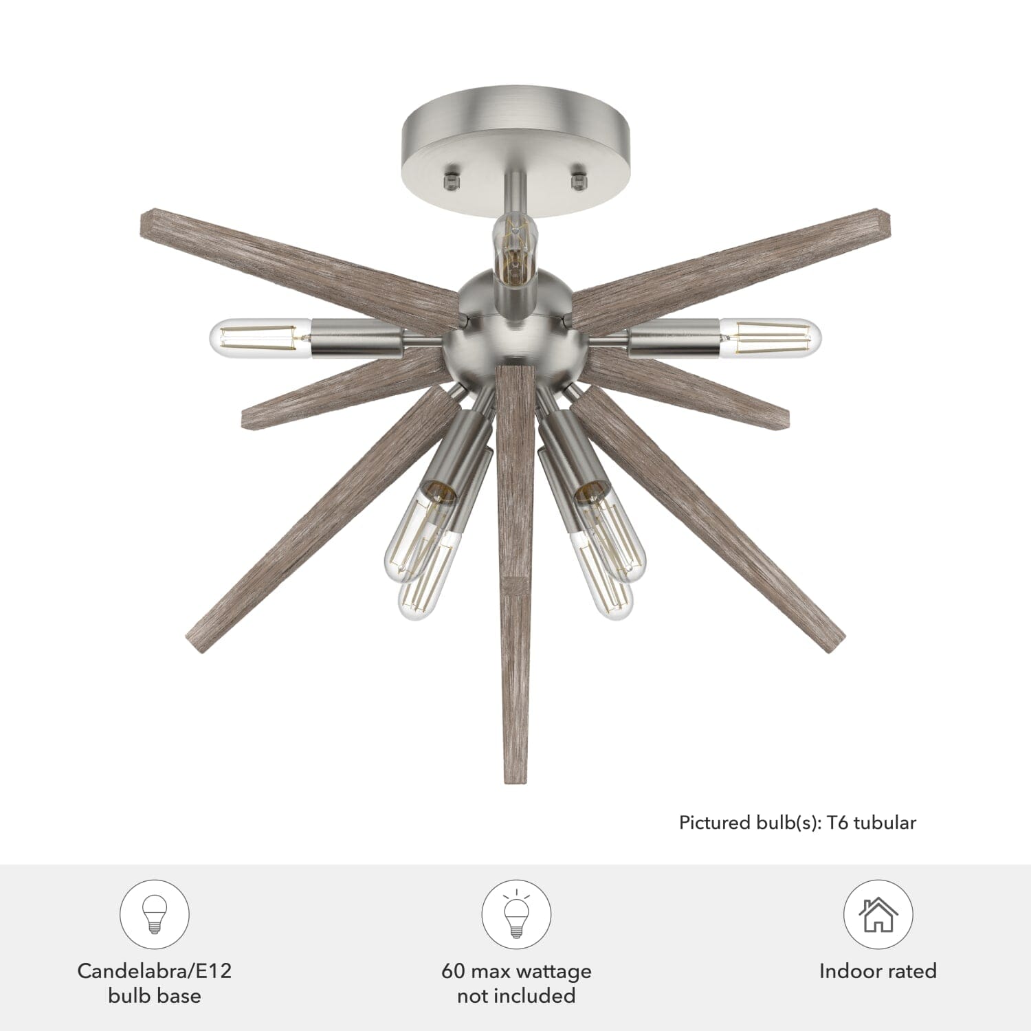 Semi-Flush Mount Jupiter Star - Image 3