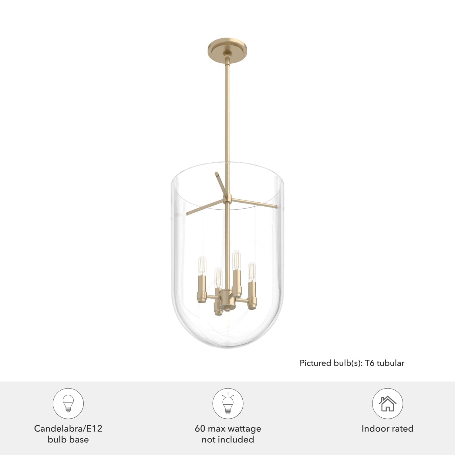 Sacha 4 Light Pendant - Image 6