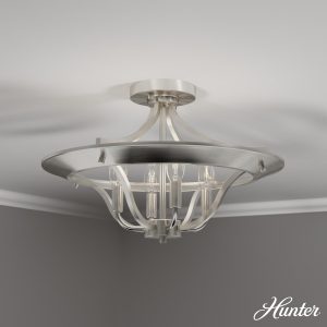 Perch Point 4 Light Semi-Flush Mount