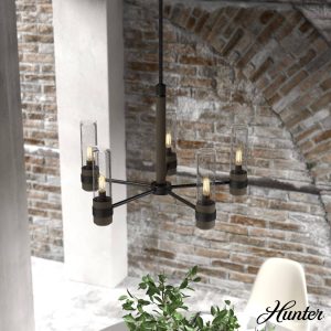 River Mill 5 Light Chandelier