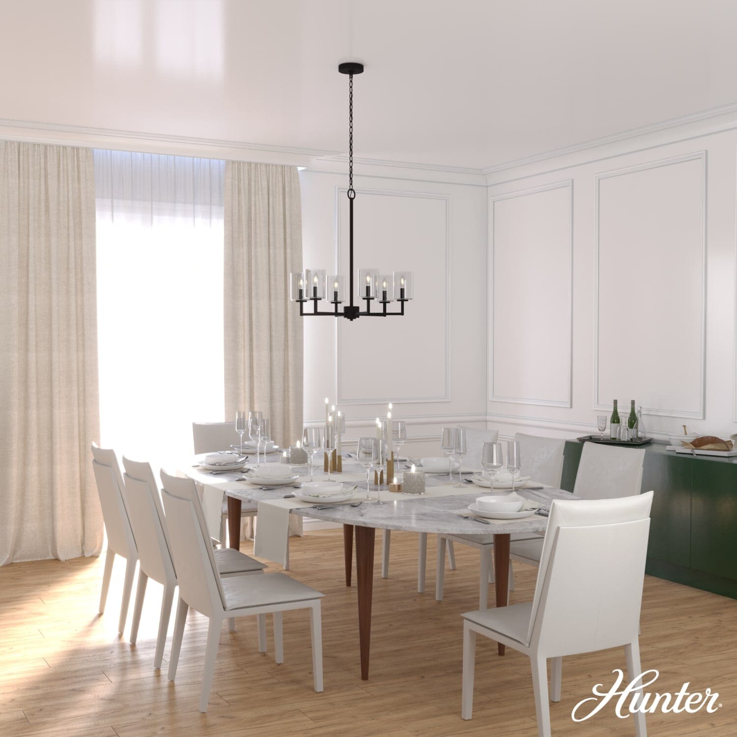 Kerrison 6 Light Chandelier - Image 3