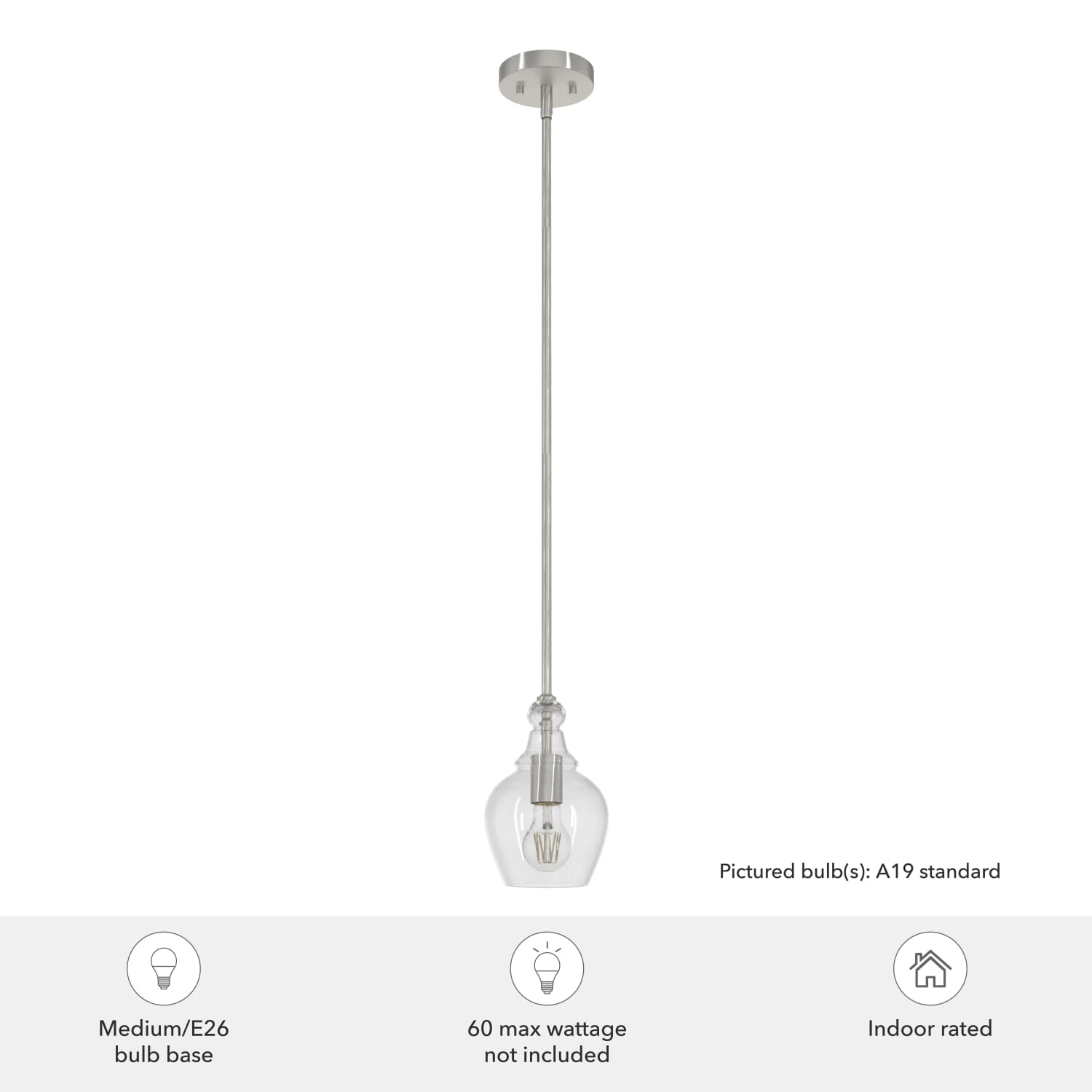 Maple Park 1 Light Mini Pendant - Image 6