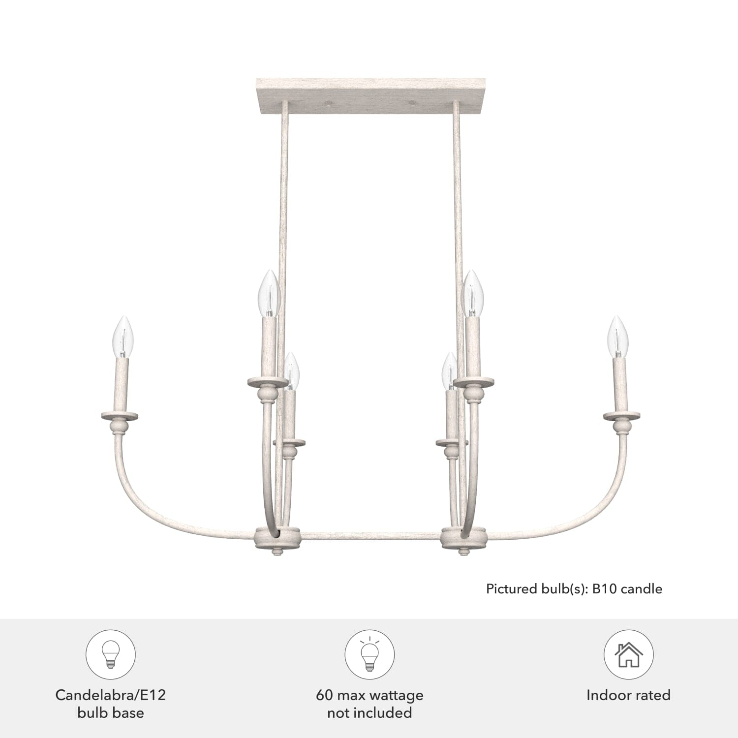 Southcrest 6 Light Linear Chandelier - Image 5