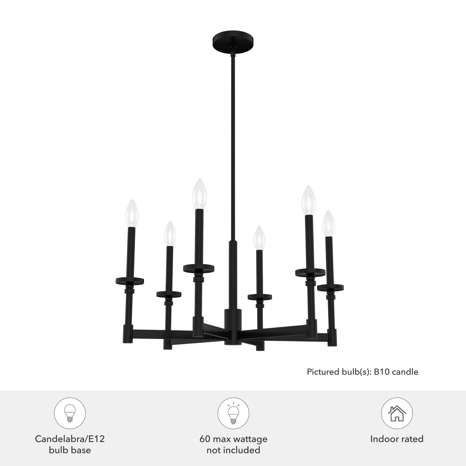 Briargrove Single Tier Chandelier - Image 3