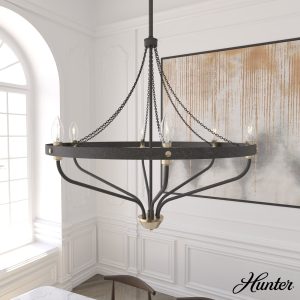 Merlin 6 Light Chandelier