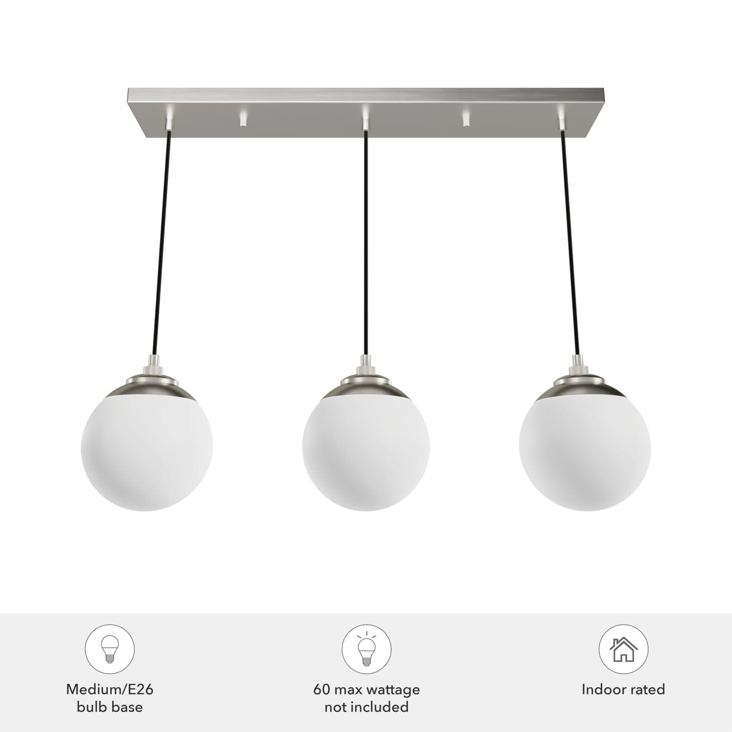 Hepburn 3 Light Linear Cluster - Image 3