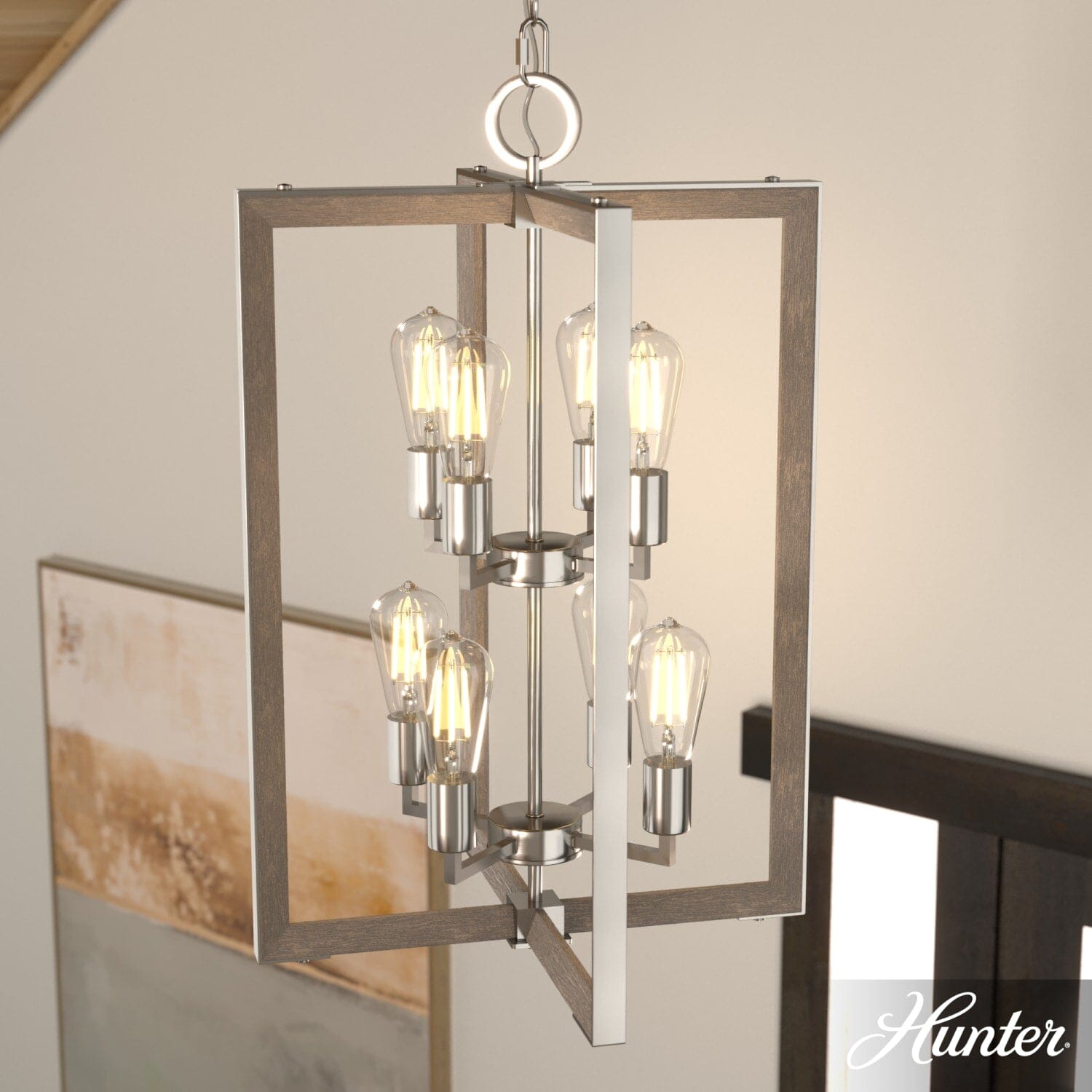 Woodburn 8 Light 18 Inch Foyer Pendant - Image 2