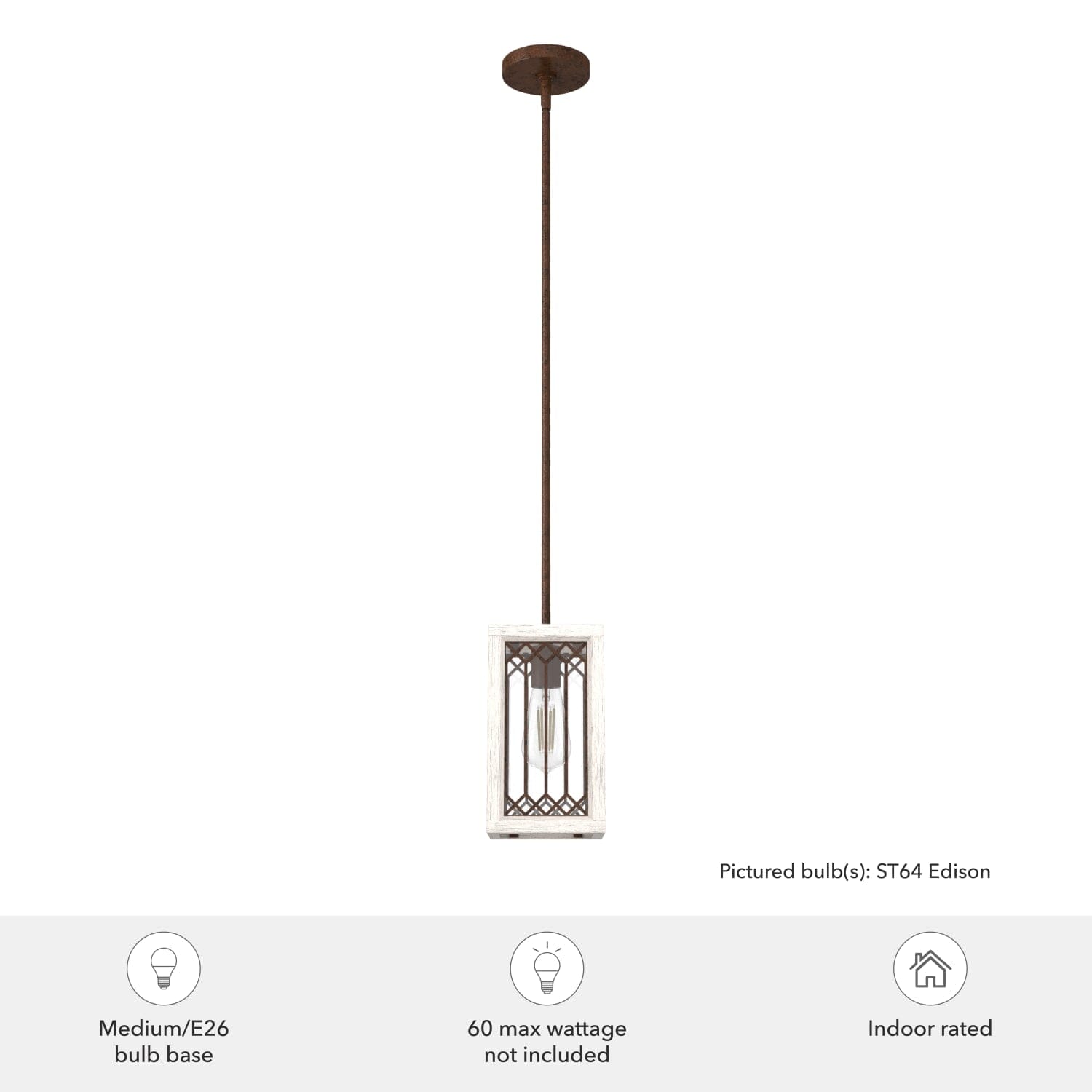 Chevron 1 Light Mini Pendant - Image 5