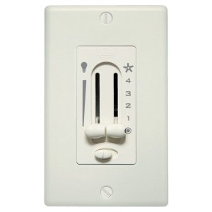 Fan-Light Dual Slide Wall Control with Preset - 27183
