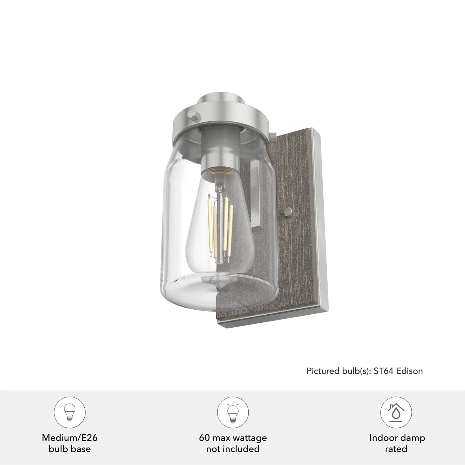 Devon Park 1 Light Wall Sconce - Image 6