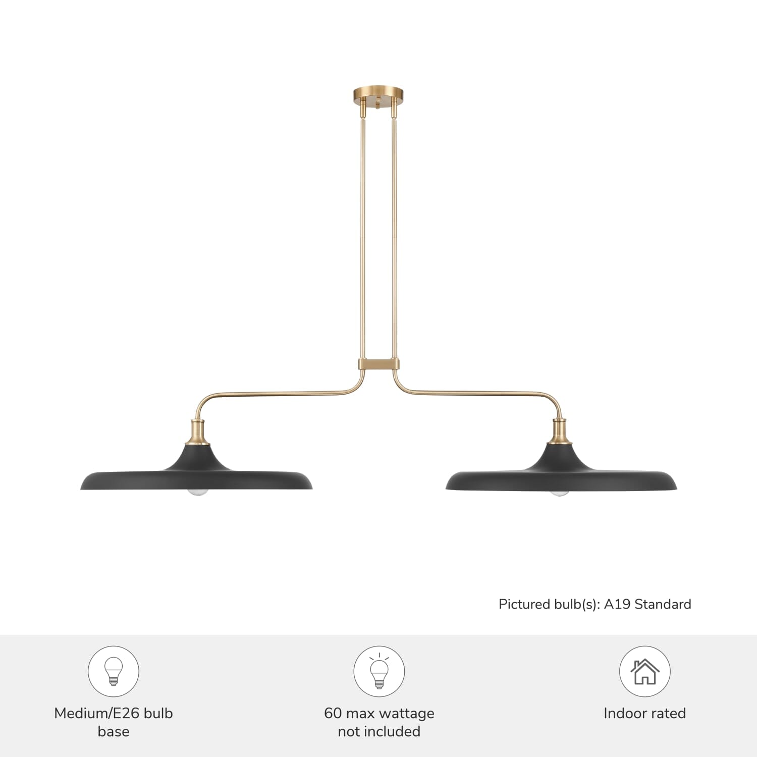 Moriso 2 Light Large 57 Inch Linear - Image 3