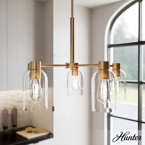 5 Light Medium 26 Inch Chandelier
