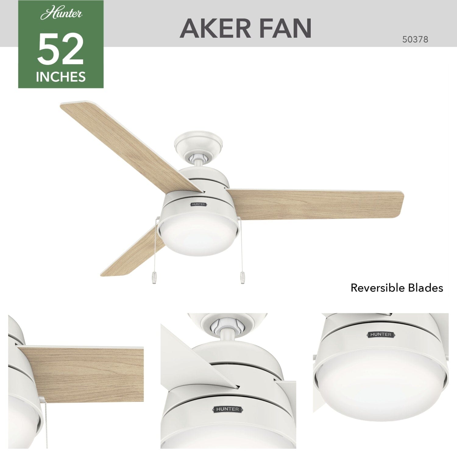 Aker with LED Light 52 inch - Image 4