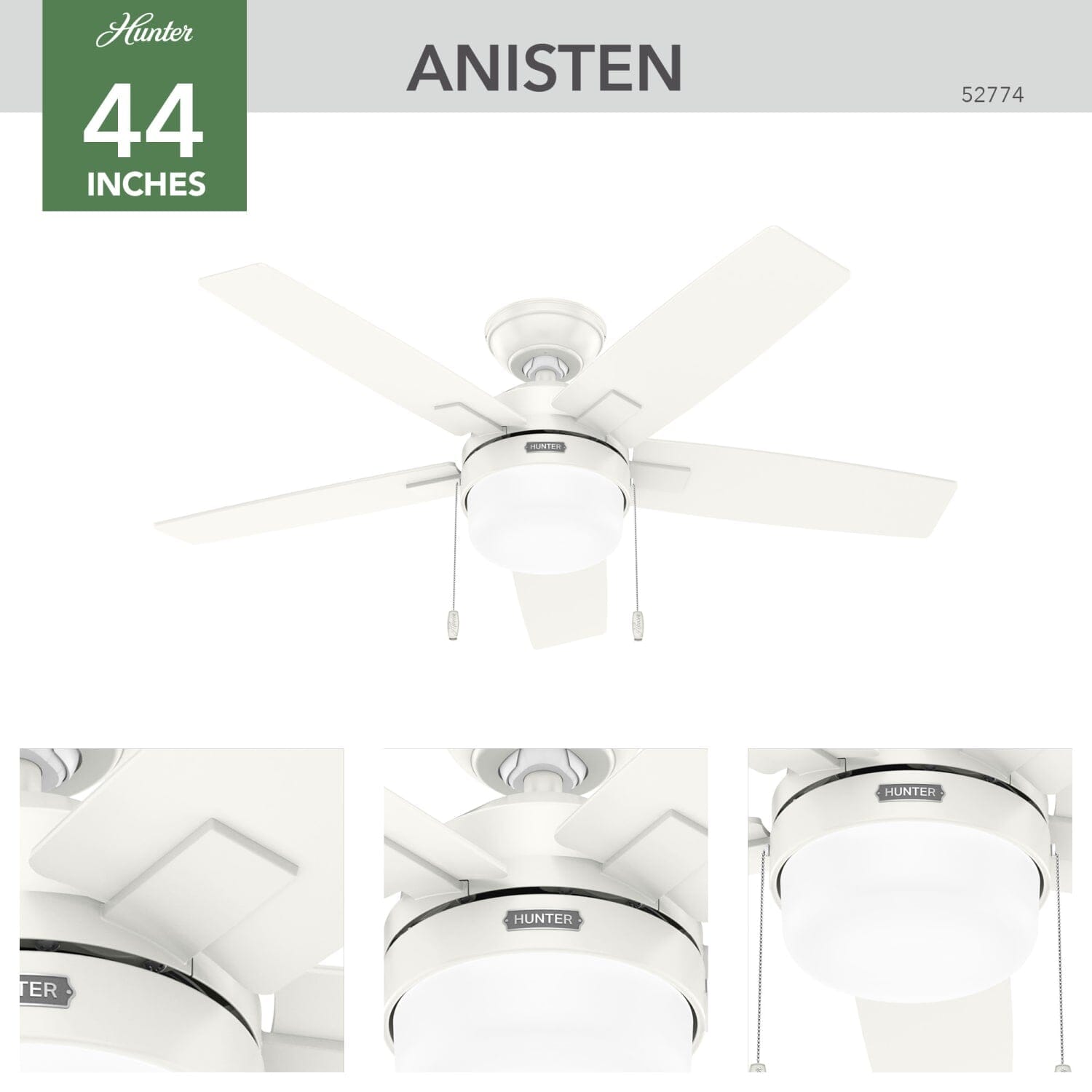 Anisten ENERGY STAR with LED Light 44 inch - Image 6