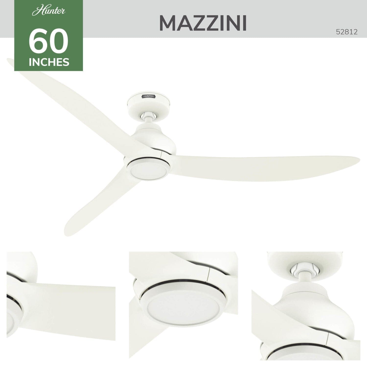 Mazzini Energy Star Outdoor 60 inch with Remote - Image 4
