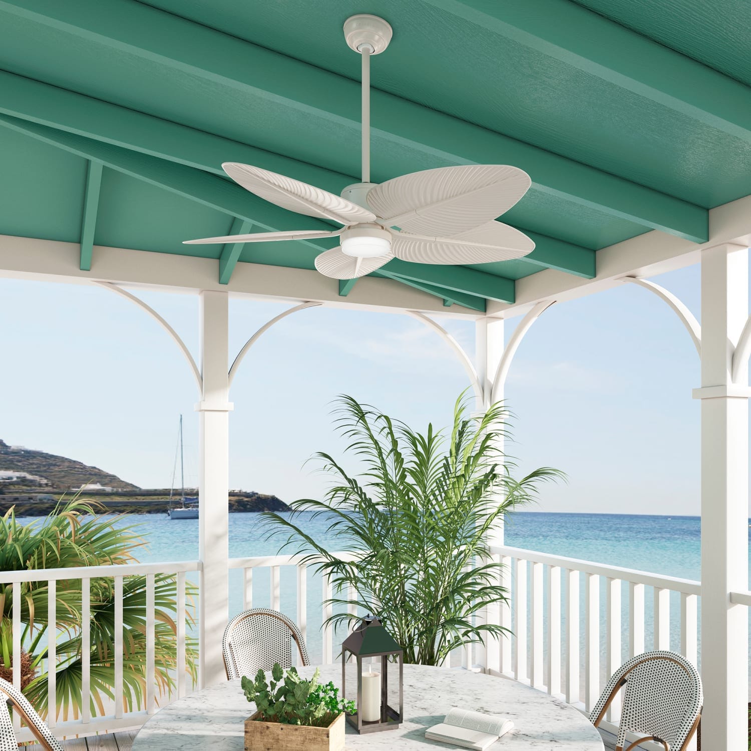 Coveview Outdoor with LED Light 52 inch with wall control and remote - Image 5
