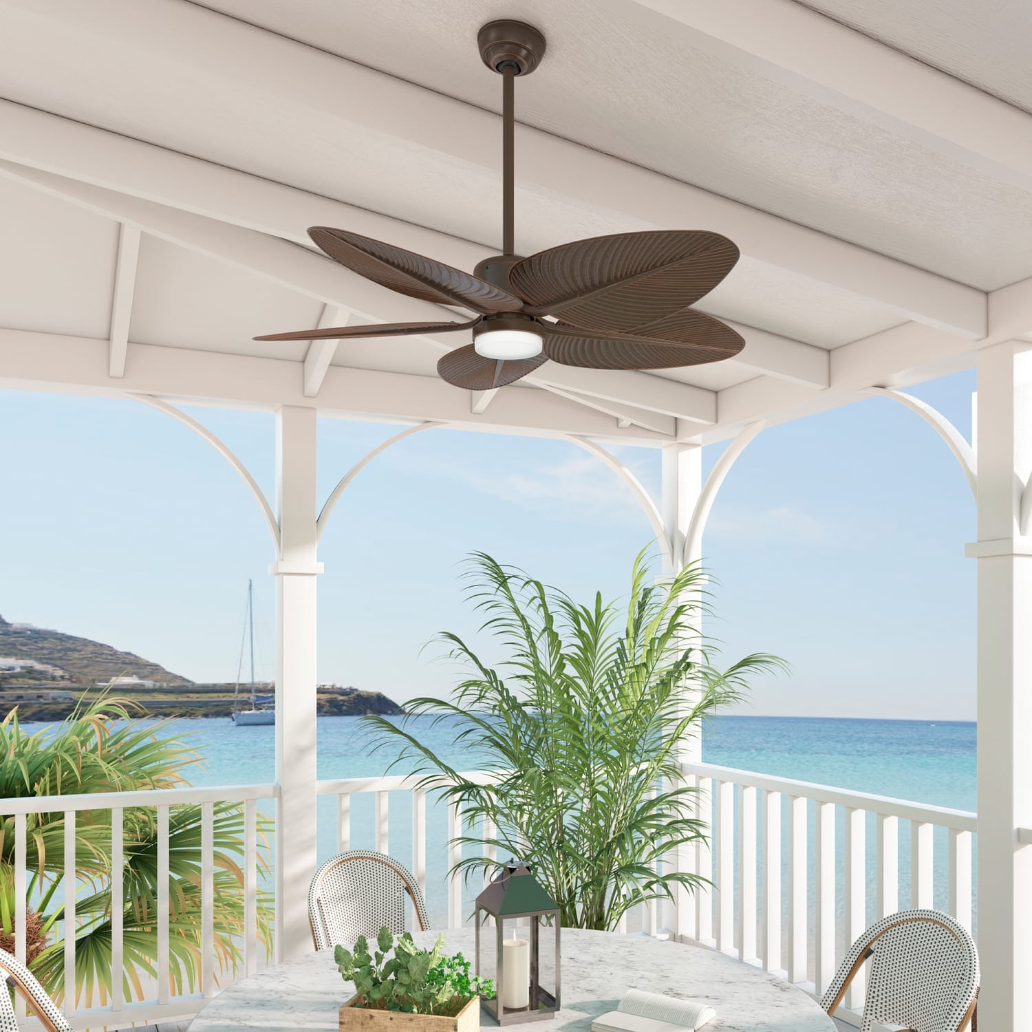 Coveview Outdoor with LED Light 52 inch with wall control and remote - Image 6