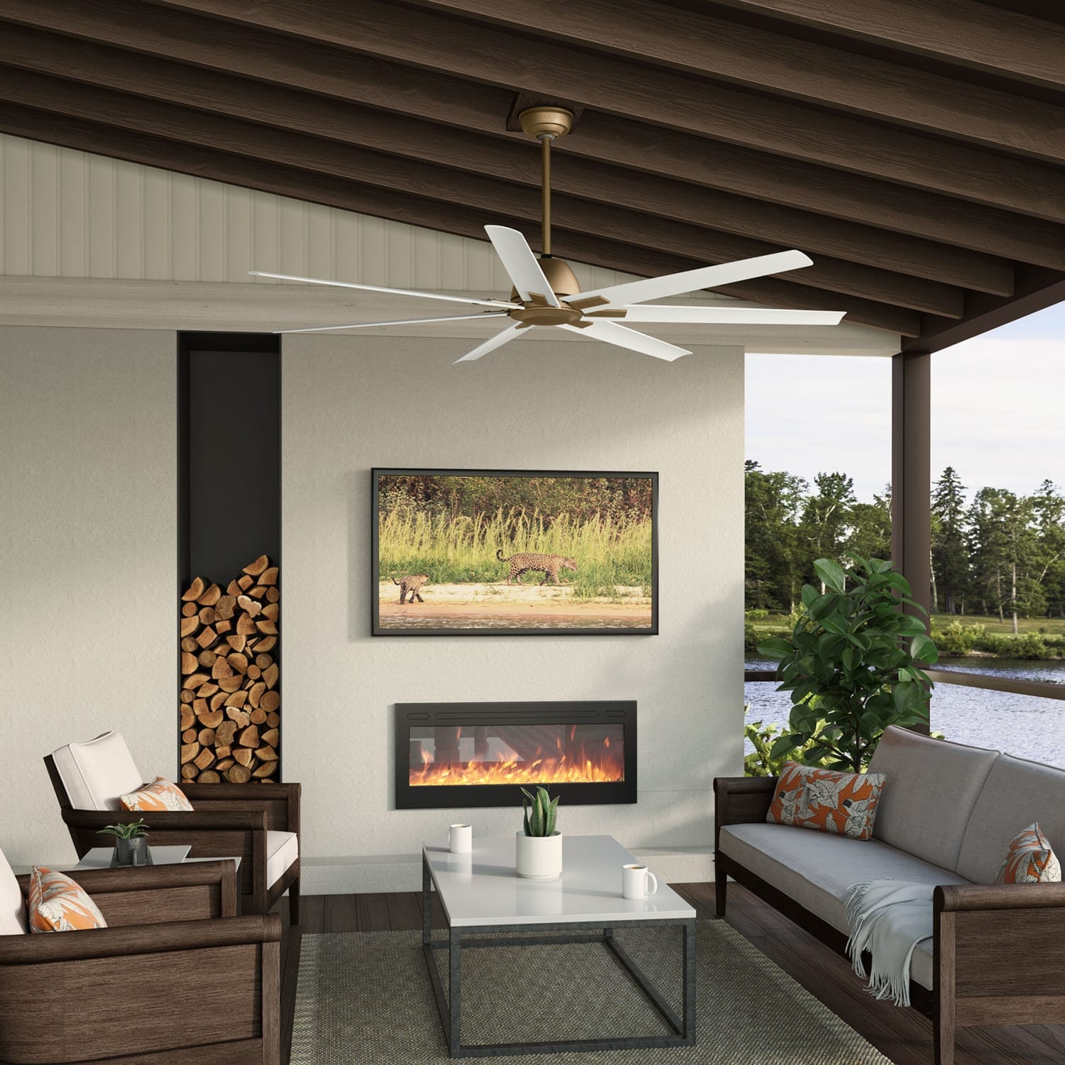 Bayhaven Outdoor ENERGY STAR 72 inch with wall control and remote - Image 3