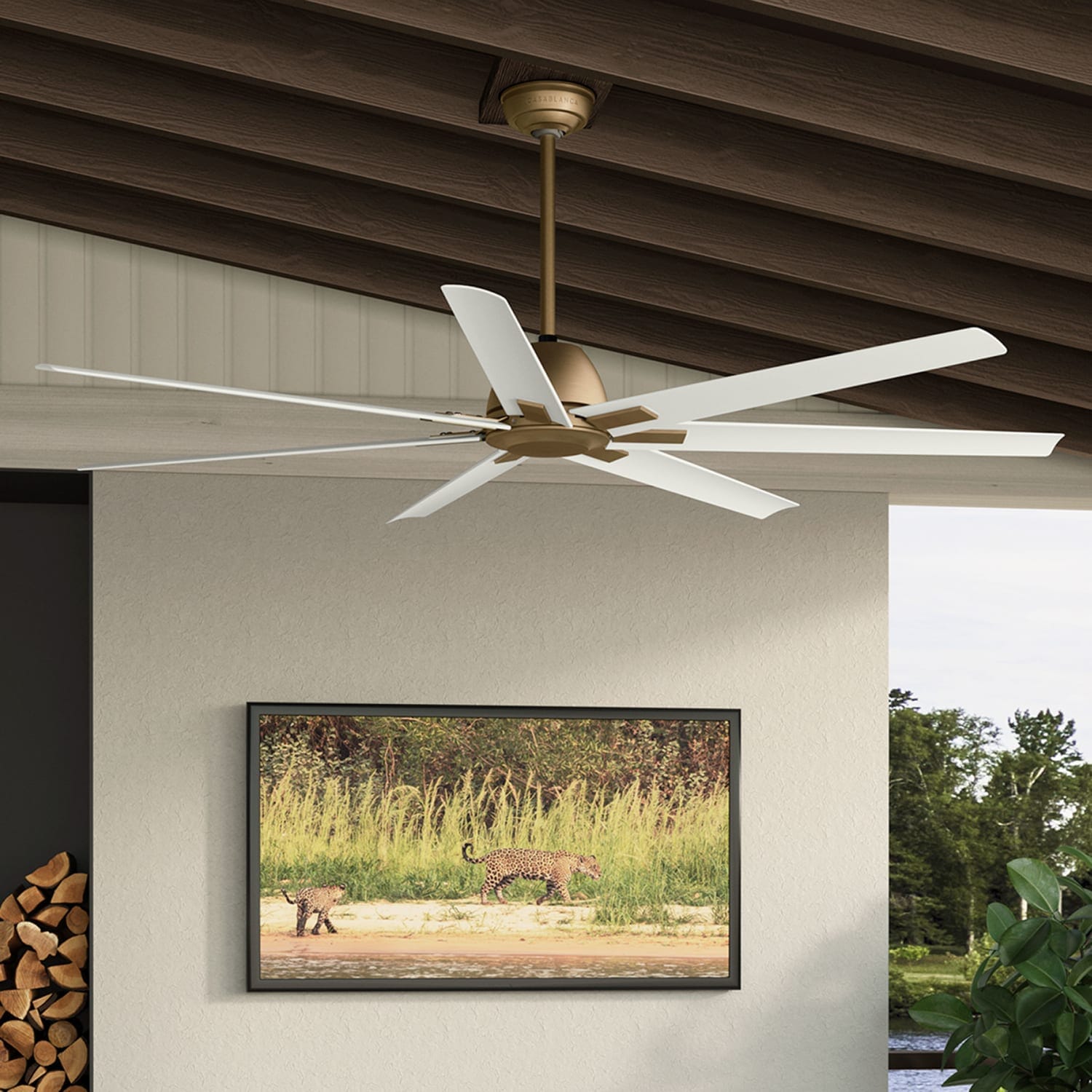 Bayhaven Outdoor ENERGY STAR 72 inch with wall control and remote - Image 4