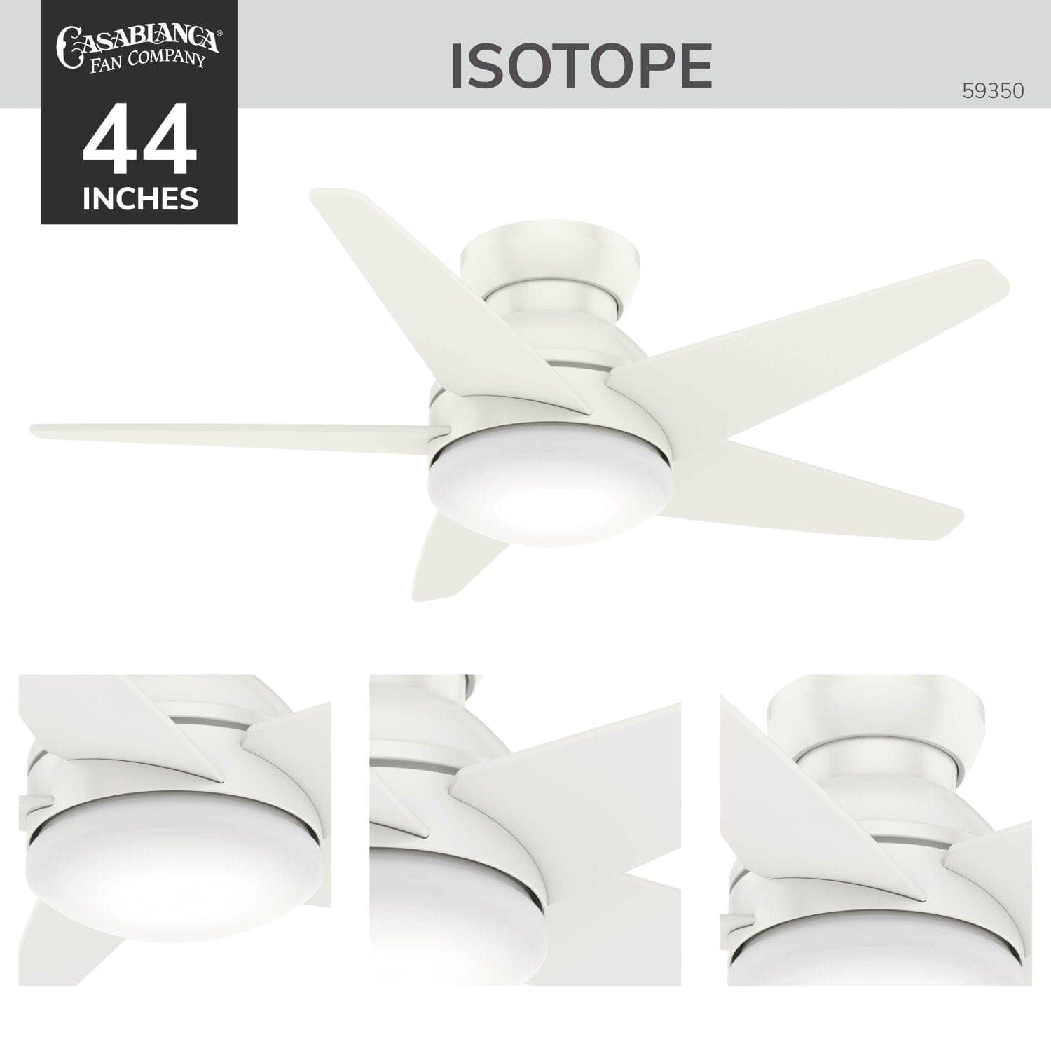 Isotope Low Profile with LED Light 44 inch - Image 5