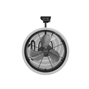 DualMount Garage Fan Heavy Duty with LED Light 6 Speed High Velocity
