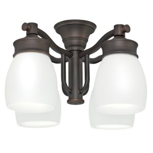 Outdoor Four-Light Brushed Cocoa Fixture - 99090