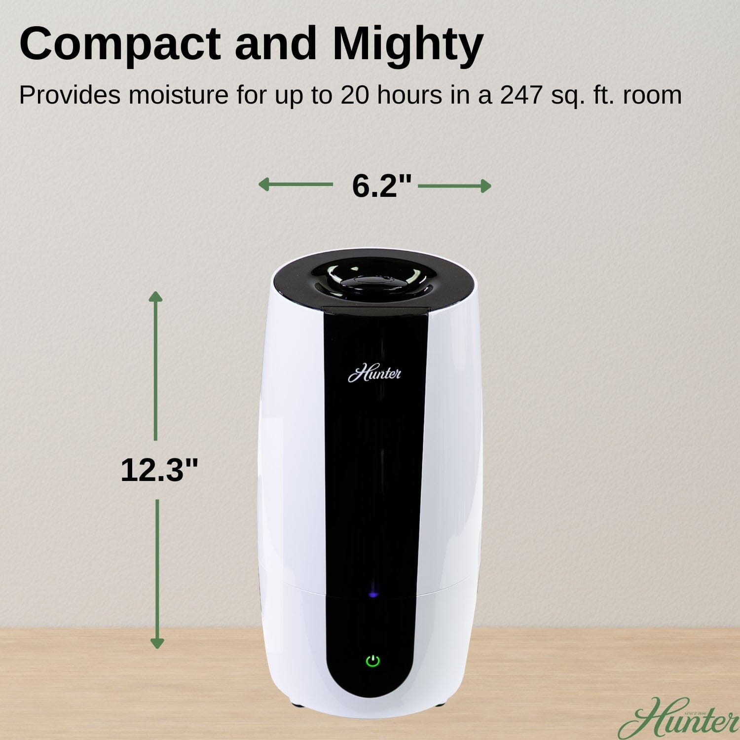 HHU425 Hunter Aspire 0.7 Gal Ultrasonic Cool Mist Humidifier - Image 5